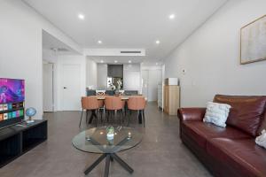Χώρος καθιστικού στο 3E1 Abnb-Style Cozy Epping Stay, Walk to Station, Free Parking