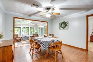 a dining room with a table and chairs at Fish, Hike and Golf Countryside Retreat in Bluffton in Bluffton