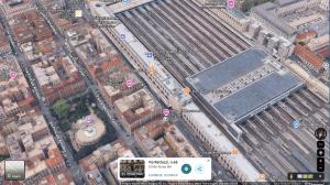 Letecký snímek ubytování Cunabu Urbano V