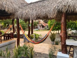 Κήπος έξω από το Hostel Sunset Villas Popoyo