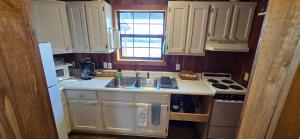 Dapur atau dapur kecil di Eagle's Bluff Cabin