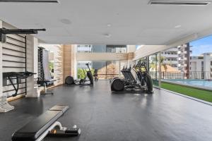 Fitness centrum a/nebo fitness zařízení v ubytování Sol y playa, en la Zona Dorada