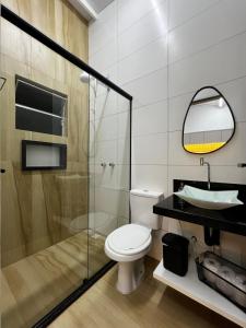 Ένα μπάνιο στο Loft Ferruginosa - 800m do Parque das Águas +37 φωτογραφίες