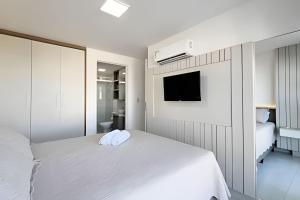 Et tv og/eller underholdning på Beira-mar dos sonhos em João Pessoa