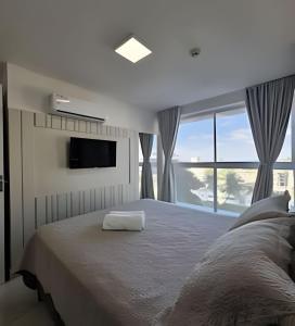 En eller flere senge i et værelse på Beira-mar dos sonhos em João Pessoa