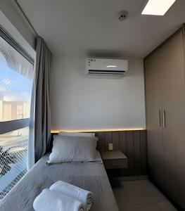 En eller flere senge i et værelse på Beira-mar dos sonhos em João Pessoa + 34 billeder