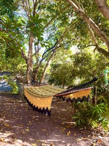 En have udenfor Pousada paz e tranquilidade Chalé Lua Cheia