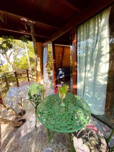En have udenfor Pousada paz e tranquilidade Chalé Lua Cheia