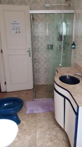 Koupelna v ubytování Quarto Duplo Aero Congonhas + 14 fotografií