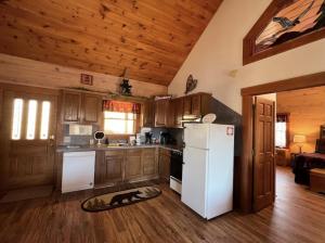 Η κουζίνα ή μικρή κουζίνα στο Falcon Crest cabin +10 φωτογραφίες