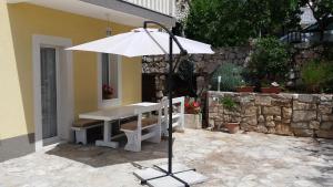 Patio nebo venkovní prostory v ubytování Apartment Klara