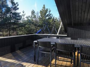 Balkón nebo terasa v ubytování 6 person holiday home in Saltum-By Traum