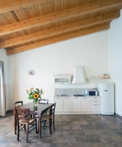 Kuchyň nebo kuchyňský kout v ubytování Agriturismo Le Case Di Campagna