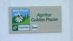 Certifikát, hodnocení, plakát nebo jiný dokument vystavený v ubytování Agritur Golden Pause