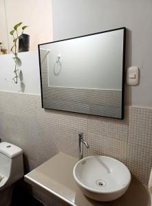 Et badeværelse på Casa Estancia Jaén