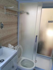 Et badeværelse på Beach Glamping Dome Dauin Modern Style