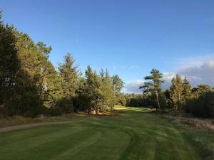 a golf course with a green field and trees at Seaside Escape in Ho Bay - By Traum Ferienwohnungen in Ho