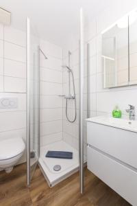 Koupelna v ubytování Seekieker - Nordseewelle