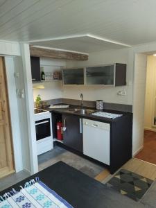 Køkken eller tekøkken på Central apartment in Breivika, Tromsø