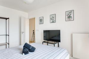 TV a/nebo společenská místnost v ubytování Cocon Chic - 1 Chambre