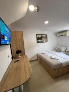 Katil atau katil-katil dalam bilik di Hostel Top Central Bucharest +68 gambar