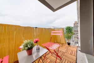 Balkón nebo terasa v ubytování Cocon Chic - 1 Chambre