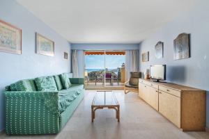 TV a/nebo společenská místnost v ubytování Le Fontana Rosa - Vue Mer - Parking inclus