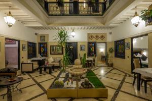 Predel za sedenje v nastanitvi Riad Nesma Suites & Spa