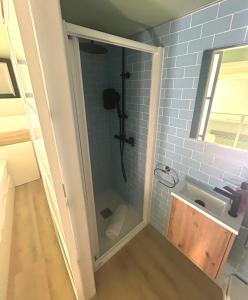 Phòng tắm tại Treixadura Harbor's Light