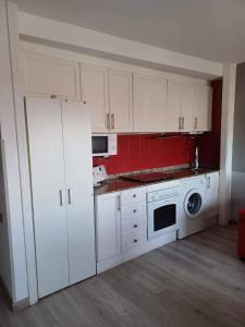 Kuchyň nebo kuchyňský kout v ubytování PlayaMar