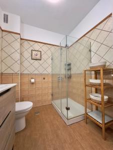 un baño con ducha y WC en Viva la Vida, en Los Realejos 30 fotos más