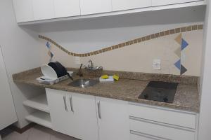 Η κουζίνα ή μικρή κουζίνα στο Saint Sebastian ap210-flat com hidro, ate 4pessoa!