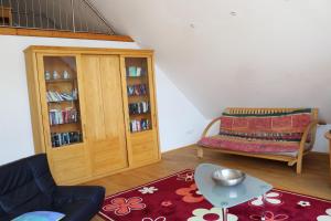 Knihovna v apartmánu