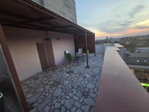 Balkón nebo terasa v ubytování Matei apartament