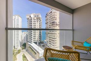 Μπαλκόνι ή βεράντα στο U-GO Edificio Ambar Roca en Rodadero Sur