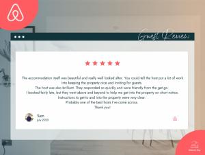 a screenshot of a website with a review of the catalyst website at Pet-friendly apt in Shenfield in Shenfield