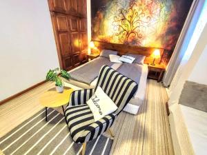 Postel nebo postele na pokoji v ubytování Large 1bd apartment in 4star SPA resort Bansko + 30 fotografií