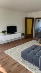 Et tv og/eller underholdning på Lina's Ferienwohnung + 7 billeder