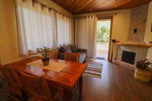 Et opholdsområde på Casa Raizes da Natureza