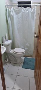 Et badeværelse på Casa El Trébol