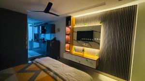 Postel nebo postele na pokoji v ubytování The Nook II