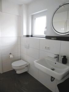 Koupelna v ubytování Appartment am Fuchseck