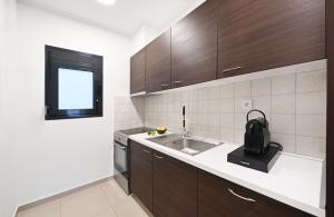 Η κουζίνα ή μικρή κουζίνα στο Icon Premium Apartments