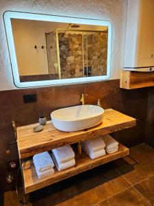 Ένα μπάνιο στο Chalet Du Centre