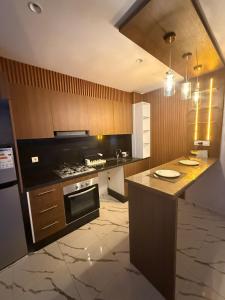 Кухня или мини-кухня в Superbe Modern Studio Casa City Center
 +20 фотографий