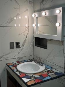 Koupelna v ubytování orula experiences