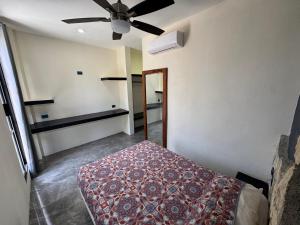 Postel nebo postele na pokoji v ubytování orula experiences