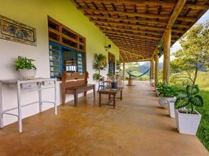 En balkon eller terrasse på A Colina Maria Jordão