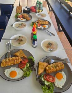 Jídlo v prázdninového domu nebo okolí