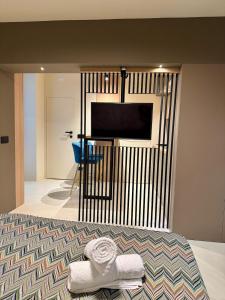 Μια τηλεόραση ή/και κέντρο ψυχαγωγίας στο Vaniedda Suite